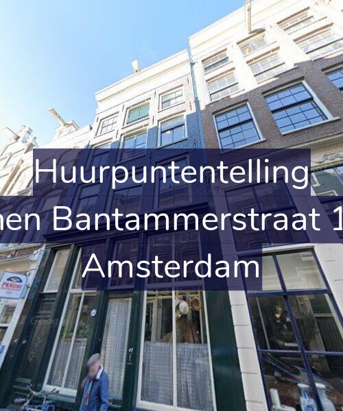 Foto gevel Huurpuntentelling voor Binnen Bantammerstraat 13-B, Amsterdam
