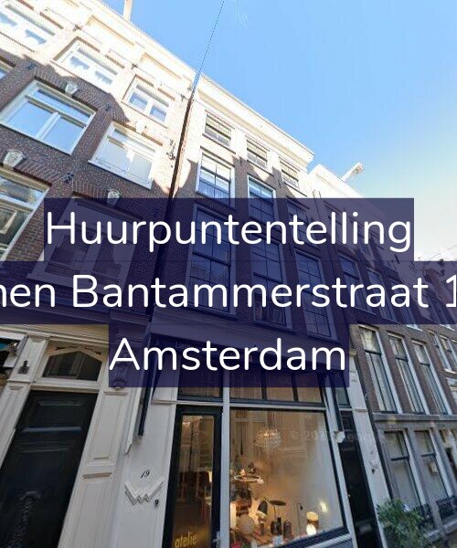 Foto gevel Huurpuntentelling voor Binnen Bantammerstraat 19-3, Amsterdam