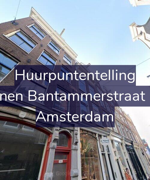 Foto gevel Huurpuntentelling voor Binnen Bantammerstraat 8-3, Amsterdam