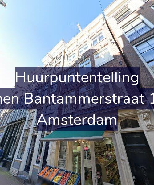 Foto gevel Huurpuntentelling voor Binnen Bantammerstraat 17-1, Amsterdam