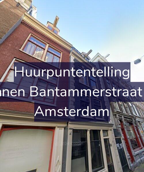 Foto gevel Huurpuntentelling voor Binnen Bantammerstraat 12, Amsterdam