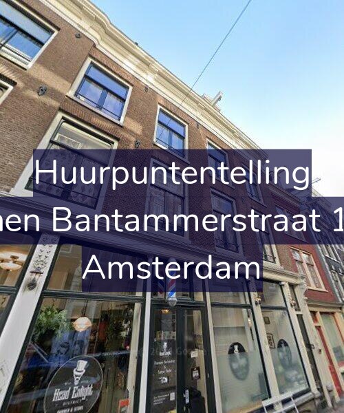 Foto gevel Huurpuntentelling voor Binnen Bantammerstraat 16-A, Amsterdam