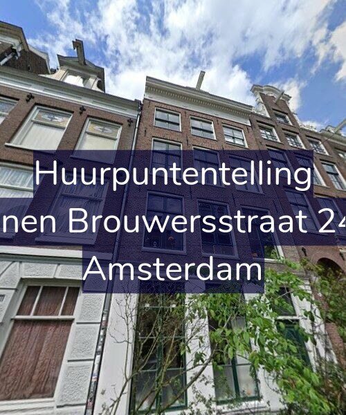 Foto gevel Huurpuntentelling voor Binnen Brouwersstraat 24-B, Amsterdam