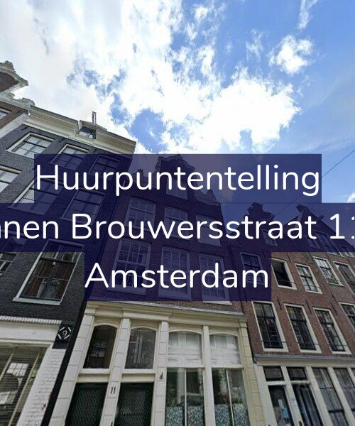 Foto gevel Huurpuntentelling voor Binnen Brouwersstraat 11-2, Amsterdam