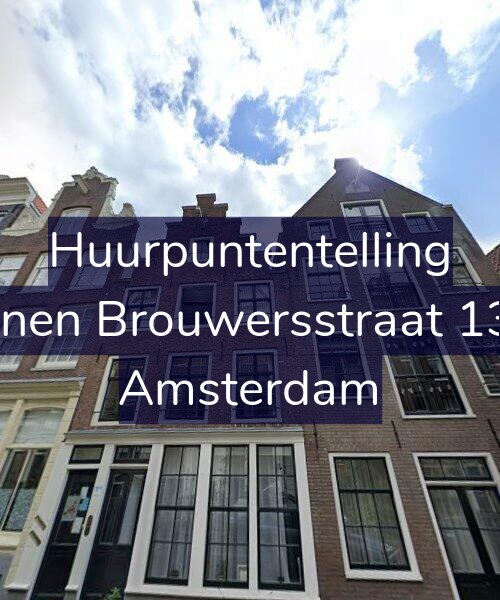 Foto gevel Huurpuntentelling voor Binnen Brouwersstraat 13-A, Amsterdam
