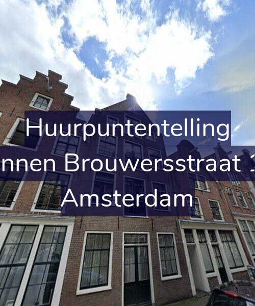 Foto gevel Huurpuntentelling voor Binnen Brouwersstraat 17, Amsterdam
