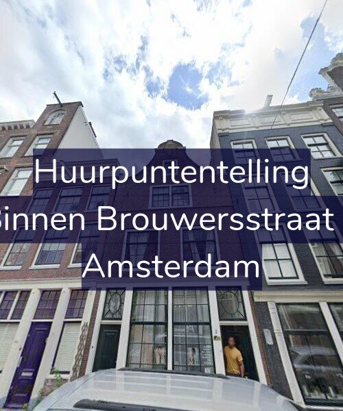 Foto gevel Huurpuntentelling voor Binnen Brouwersstraat 3, Amsterdam