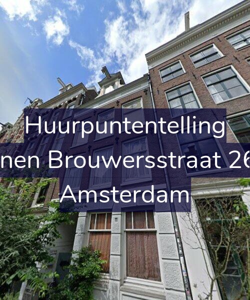 Foto gevel Huurpuntentelling voor Binnen Brouwersstraat 26-O, Amsterdam