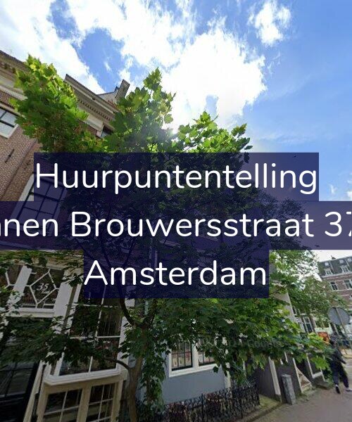 Foto gevel Huurpuntentelling voor Binnen Brouwersstraat 37-1, Amsterdam
