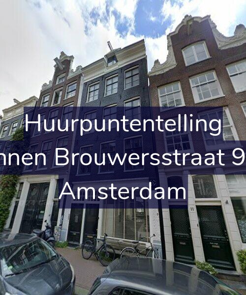 Foto gevel Huurpuntentelling voor Binnen Brouwersstraat 9-H, Amsterdam