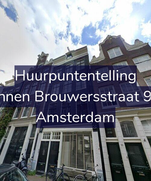 Foto gevel Huurpuntentelling voor Binnen Brouwersstraat 9-1, Amsterdam