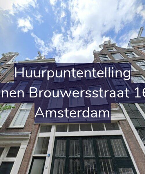 Foto gevel Huurpuntentelling voor Binnen Brouwersstraat 16-2, Amsterdam