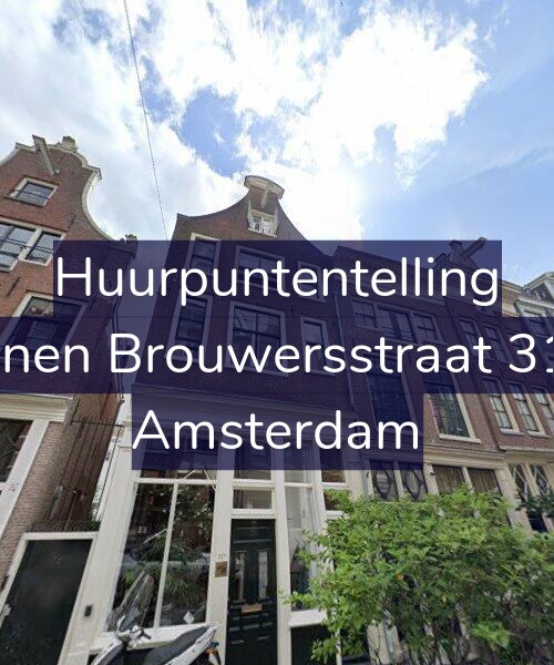 Foto gevel Huurpuntentelling voor Binnen Brouwersstraat 31-B, Amsterdam