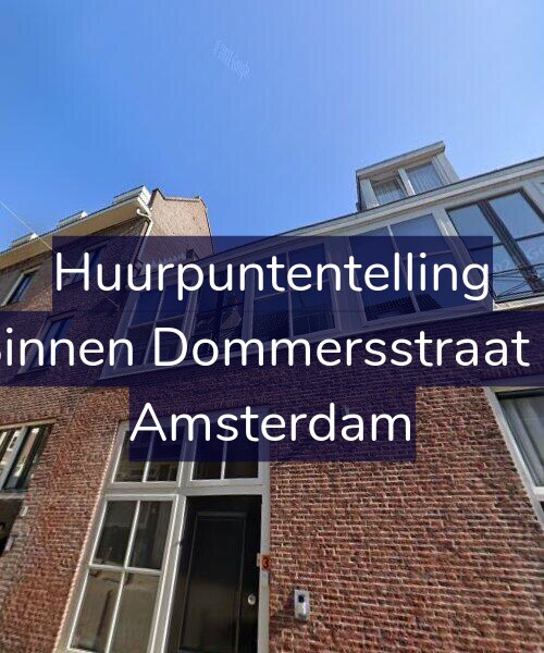 Foto gevel Huurpuntentelling voor Binnen Dommersstraat 3, Amsterdam