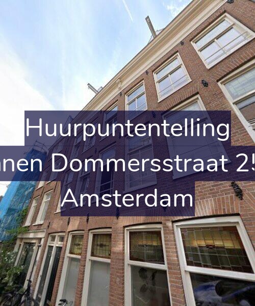 Foto gevel Huurpuntentelling voor Binnen Dommersstraat 25-1, Amsterdam