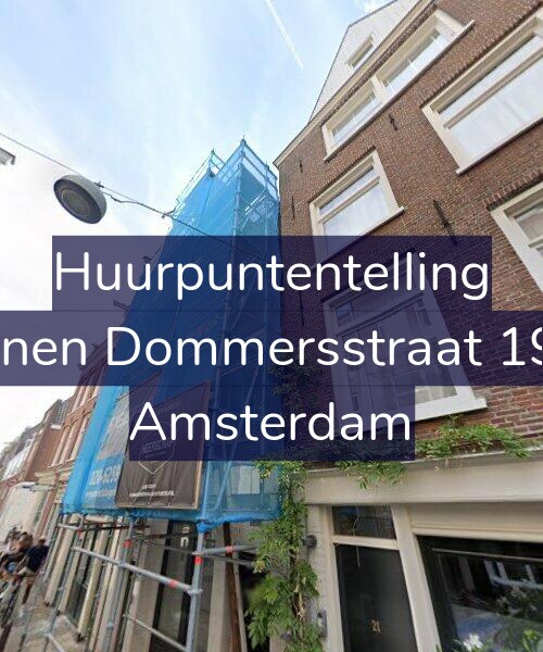 Foto gevel Huurpuntentelling voor Binnen Dommersstraat 19-A, Amsterdam