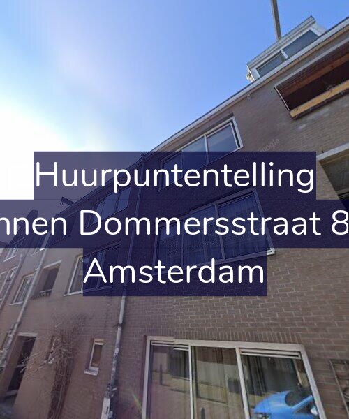 Foto gevel Huurpuntentelling voor Binnen Dommersstraat 8-C, Amsterdam