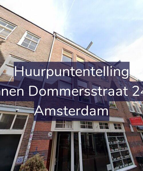 Foto gevel Huurpuntentelling voor Binnen Dommersstraat 24-1, Amsterdam
