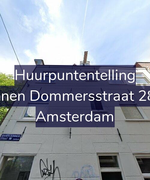 Foto gevel Huurpuntentelling voor Binnen Dommersstraat 28-2, Amsterdam