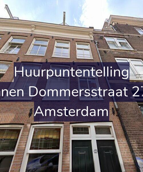 Foto gevel Huurpuntentelling voor Binnen Dommersstraat 27-2, Amsterdam