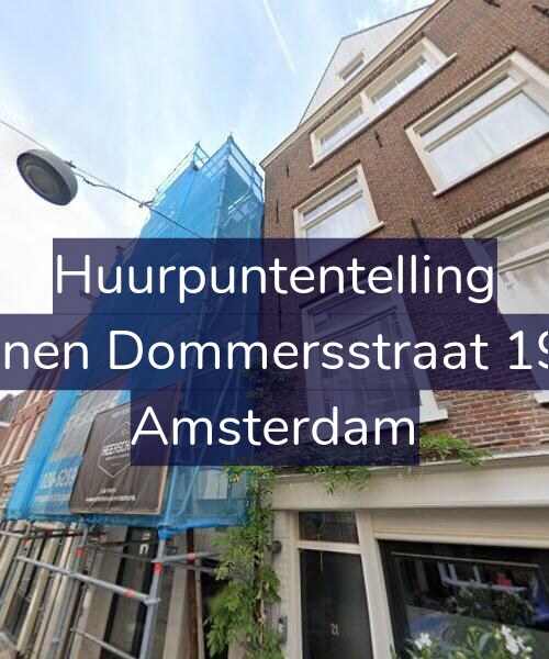 Foto gevel Huurpuntentelling voor Binnen Dommersstraat 19-B, Amsterdam