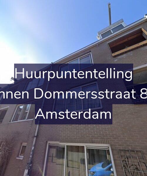 Foto gevel Huurpuntentelling voor Binnen Dommersstraat 8-E, Amsterdam
