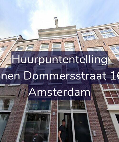 Foto gevel Huurpuntentelling voor Binnen Dommersstraat 16-2, Amsterdam