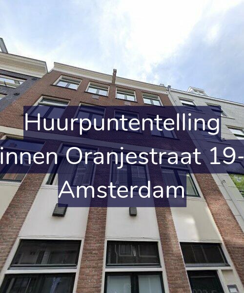 Foto gevel Huurpuntentelling voor Binnen Oranjestraat 19-2, Amsterdam