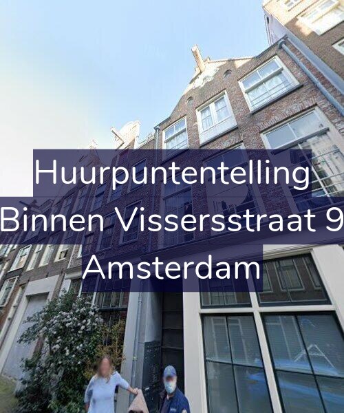 Foto gevel Huurpuntentelling voor Binnen Vissersstraat 9, Amsterdam