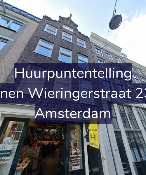 Foto gevel Huurpuntentelling voor Binnen Wieringerstraat 23-1, Amsterdam