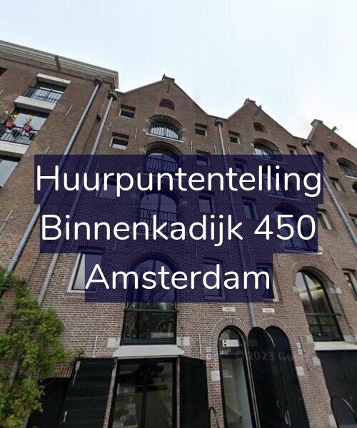 Foto gevel Huurpuntentelling voor Binnenkadijk 450, Amsterdam