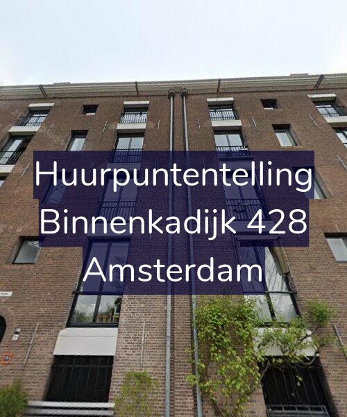 Foto gevel Huurpuntentelling voor Binnenkadijk 428, Amsterdam
