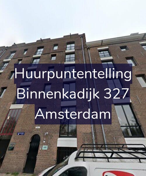 Foto gevel Huurpuntentelling voor Binnenkadijk 327, Amsterdam