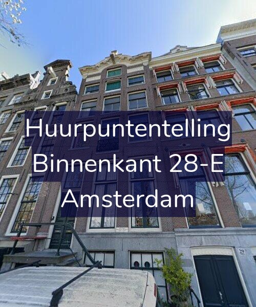 Foto gevel Huurpuntentelling voor Binnenkant 28-E, Amsterdam