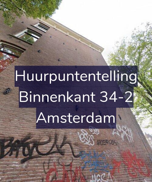 Foto gevel Huurpuntentelling voor Binnenkant 34-2, Amsterdam