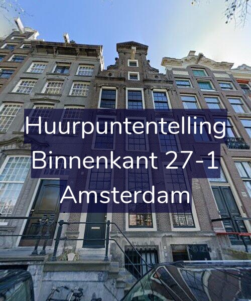 Foto gevel Huurpuntentelling voor Binnenkant 27-1, Amsterdam