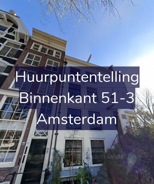 Foto gevel Huurpuntentelling voor Binnenkant 51-3, Amsterdam