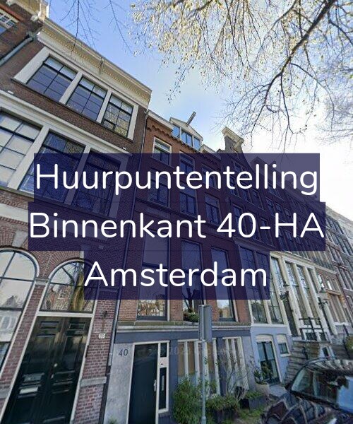 Foto gevel Huurpuntentelling voor Binnenkant 40-HA, Amsterdam