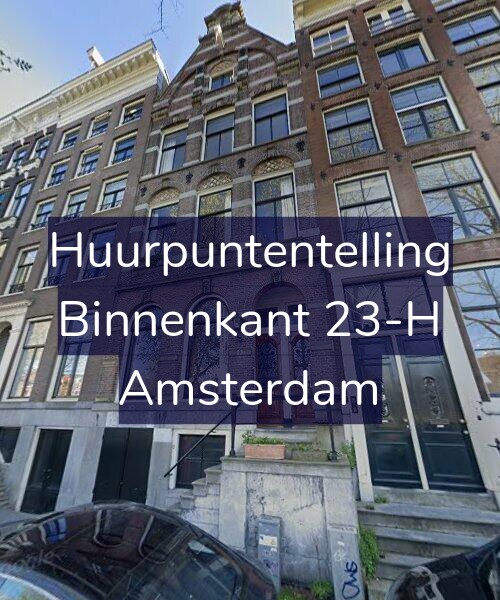 Foto gevel Huurpuntentelling voor Binnenkant 23-H, Amsterdam