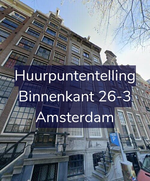 Foto gevel Huurpuntentelling voor Binnenkant 26-3, Amsterdam