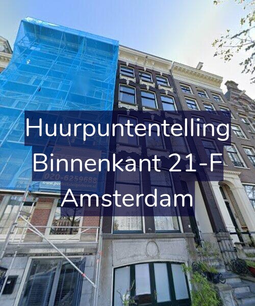 Foto gevel Huurpuntentelling voor Binnenkant 21-F, Amsterdam