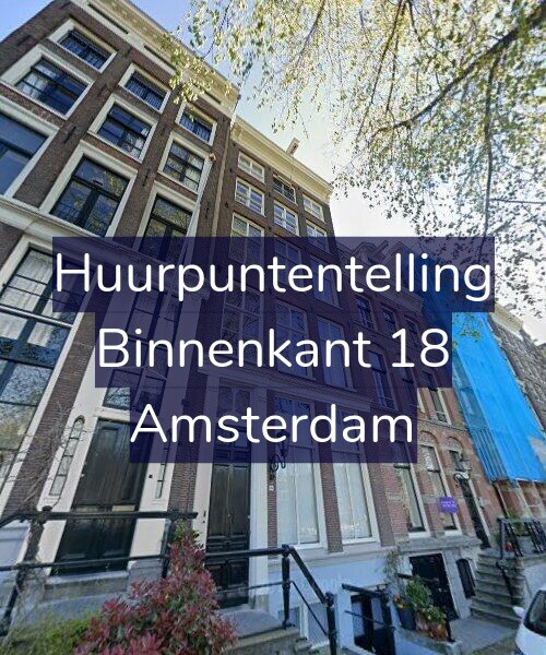 Foto gevel Huurpuntentelling voor Binnenkant 18, Amsterdam