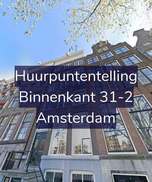 Foto gevel Huurpuntentelling voor Binnenkant 31-2, Amsterdam