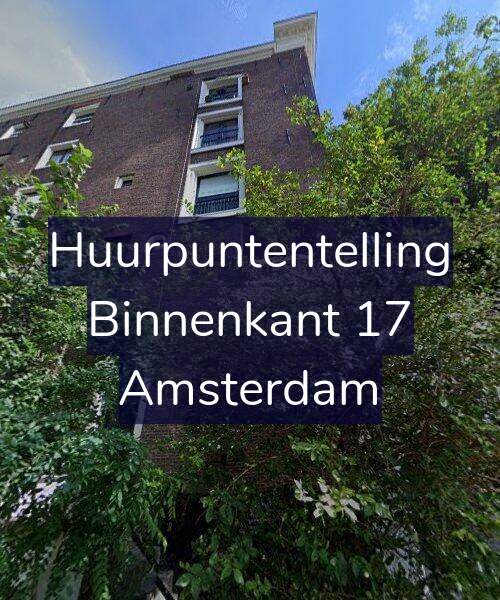 Foto gevel Huurpuntentelling voor Binnenkant 17, Amsterdam