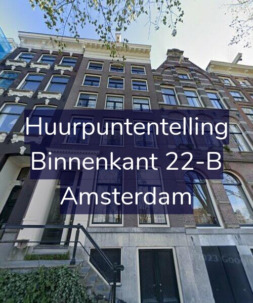 Foto gevel Huurpuntentelling voor Binnenkant 22-B, Amsterdam