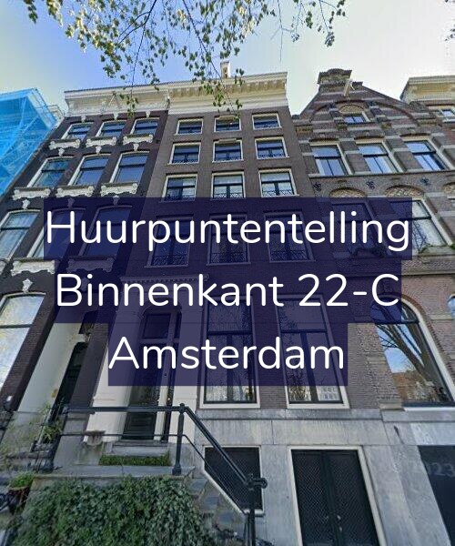 Foto gevel Huurpuntentelling voor Binnenkant 22-C, Amsterdam