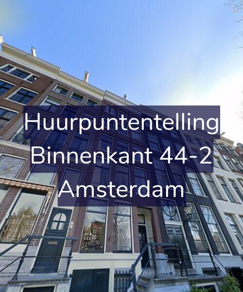 Foto gevel Huurpuntentelling voor Binnenkant 44-2, Amsterdam