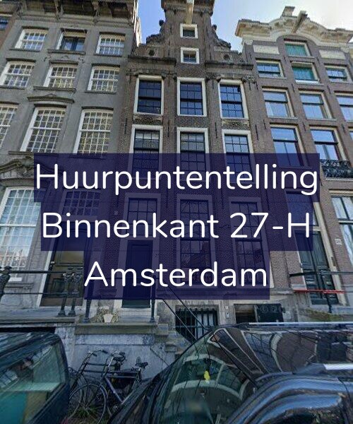 Foto gevel Huurpuntentelling voor Binnenkant 27-H, Amsterdam