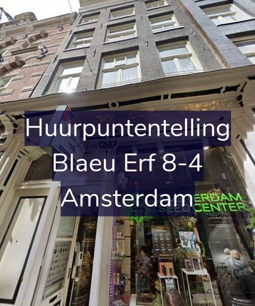 Foto gevel Huurpuntentelling voor Blaeu Erf 8-4, Amsterdam