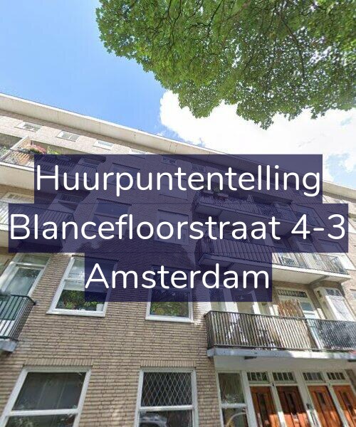 Foto gevel Huurpuntentelling voor Blancefloorstraat 4-3, Amsterdam